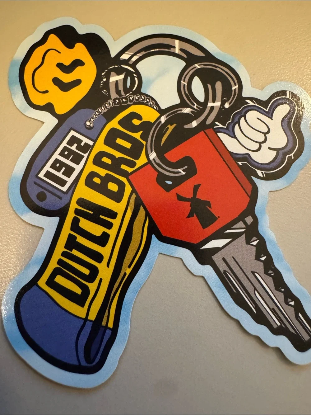 Dutch Bros Coffee Sticker June 3 2026 Keychain Graphic Collectible Decal